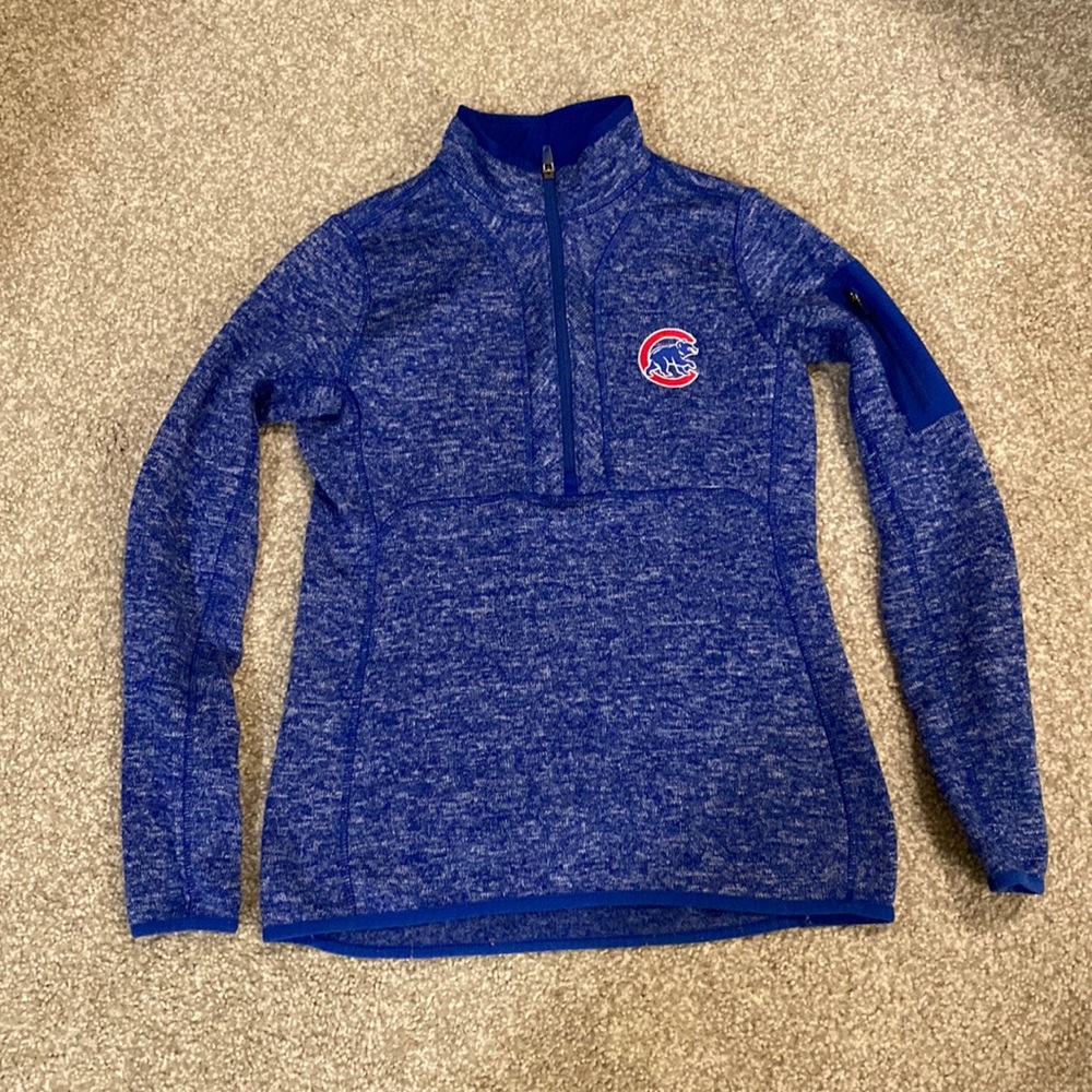 Chicago Cubs Antigua 1/4 Sweater